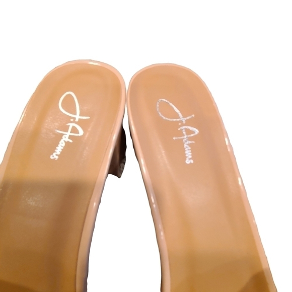 J Adam's Block Heel Nori Open-front Mule Shoes, Size 8 - Picture 10 of 13